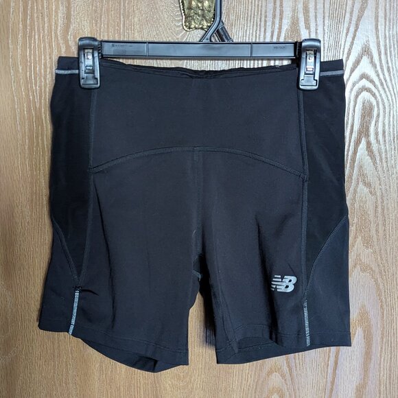 New Balance Black Fitted Running Shorts, M - Picture 1 of 3